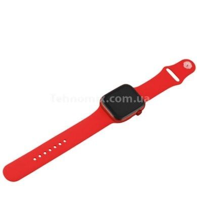 Смарт-часы с цветным дисплеем и универсальным силиконовым ремешком Smart Watch NBP-Plus Красные