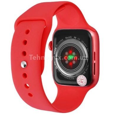 Смарт-часы с цветным дисплеем и универсальным силиконовым ремешком Smart Watch NBP-Plus Красные