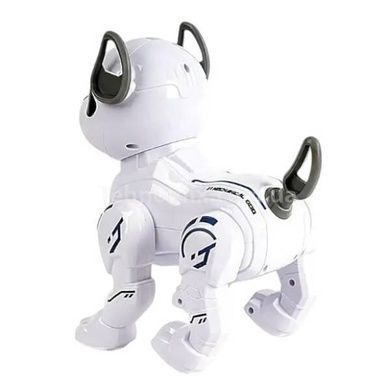Интерактивный робот питомец Собака с пультом JZJ Intelligent Stunts Dog Белый