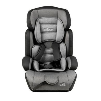 Дитяче автокрісло універсальне від 9-36кг з бустером I/II/III група JOY 55890-GL Чорне з сірим