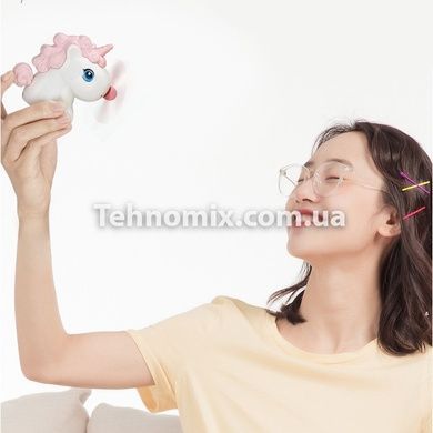 Мини-вентилятор Единорог Any Mini Fun USB Розовый