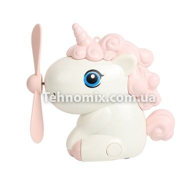 Мини-вентилятор Единорог Any Mini Fun USB Розовый