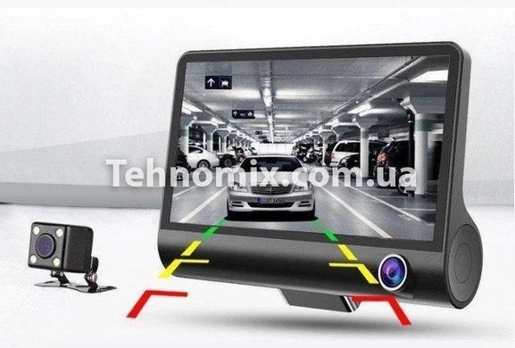 Видеорегистратор автомобильный на 3 камеры SD319/z233D DVR Full HD 1080P