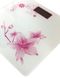 Весы напольные Domotec YZ-1604 розовый цветок