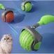 Игрушка для котов интерактивная Мячик с хвостом движущийся Cat toy ball Красный