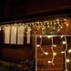 Гірлянда вулична бахрома 3m 120LED Тепле біле світло