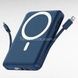 Power Bank з функцією бездротової зарядки та кабелями 10000mAh 20W 5V/3A KT-D011 Синій