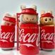 Іграшка-брелок Labubu у банку Coca-Cola Блакитний персонаж ЛАБУБУ з вушками