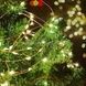 Гирлянда конский хвост роса 20 нитей 5м 1000LED USB Теплый свет
