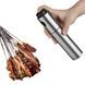 Бутылочка-спрей для масла и уксуса металлическая Kitchen Sprayer Серый