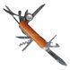 Ніж багатофункціональний туристичний мультитул 17в1 9см Traveler K5017ALL Black/Red/Blue/Orange/Green