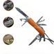 Ніж багатофункціональний туристичний мультитул 17в1 9см Traveler K5017ALL Black/Red/Blue/Orange/Green