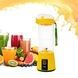 Блендер Smart Juice Cup Fruits USB Жовтий 4 ножі