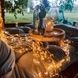 Гирлянда конский хвост роса 20 нитей 5м 1000LED USB Теплый свет