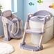 Детское сидение на унитаз со ступеньками Babycare Фиолетовое