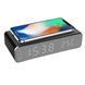 Часы цифровые с беспроводной зарядкой Digital Clock Wireless Charging