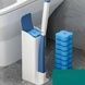Єршик зі змінними насадками 8шт для унітазу Toilet cleaner set XL-852