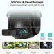 Камера видеонаблюдения уличная поворотная с сиреной и зумом Dual Lens Zoom 3MP