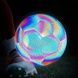 М'яч футбольний голографічний зі світловідбивним ефектом BRIGHT BALL Мультиколор
