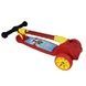 Самокат Scooter Maxi со светящимися колесами, фонариком, складной руль Красный
