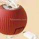 Игрушка для котов интерактивная Мячик с хвостом движущийся Cat toy ball Красный