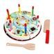 Игрушка Торт на липучке с декором и приборами DIY Bithday cake