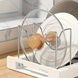 Розсувний органайзер для зберігання кришок від каструль expanding cookware organiser Білий
