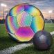М'яч футбольний голографічний зі світловідбивним ефектом BRIGHT BALL Мультиколор