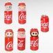 Іграшка-брелок Labubu у банку Coca-Cola Блакитний персонаж ЛАБУБУ з вушками