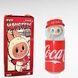 Іграшка-брелок Labubu у банку Coca-Cola Блакитний персонаж ЛАБУБУ з вушками