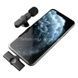 Мікрофон бездротовий петличний для смартфона K9 Lightning