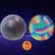 М'яч футбольний голографічний зі світловідбивним ефектом BRIGHT BALL Мультиколор