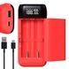 Зарядний пристрій + POWER BANK на 2 акумулятори 18650/21700 з функцією швидкого заряджання LiitoKala Lii-MP2