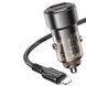 Автомобільний зарядний пристрій BOROFONE BZ20 Smart 38W dual port PD20W+QC3.0 car charger set(C to iP)