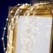 Гирлянда конский хвост роса 20 нитей 5м 1000LED USB Теплый свет