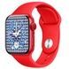 Смарт-часы с цветным дисплеем и универсальным силиконовым ремешком Smart Watch NBP-Plus Красные