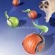 Игрушка для котов интерактивная Мячик с хвостом движущийся Cat toy ball Красный
