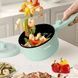 Кастрюля электрическая 1,5л 20см 600Вт 220V Electric Cooking Pot Зеленая