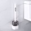 Ершик для унитаза с дозатором для моющего Liquid Toilet Brush Белый