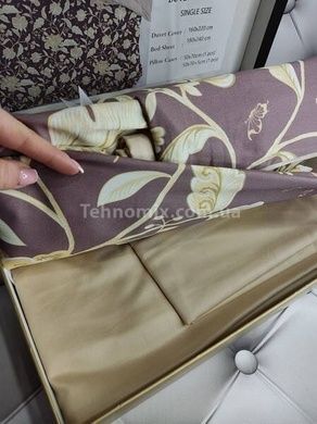 Постільна білизна Dijital Belizza Versace Сатин Бавовна Полуторний розмір