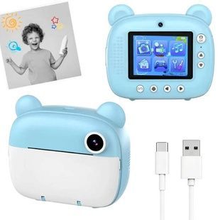 Дитячий фотоапарат моментального друку DIY Instant Digital Camera Блакитний