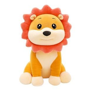 Игрушка мягкая Лев 44см Оранжевый