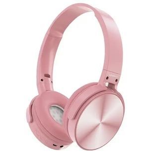 Наушники беспроводные Bluetooth Wireless W402 Розовые