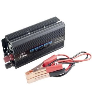 Перетворювач DC/AC 1200W 12V-220V SSK UKC Чорний