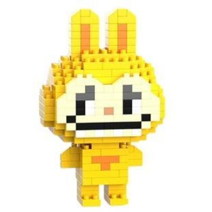 Конструктор Лабубу 250 деталей BRICKS Labyby Желтый