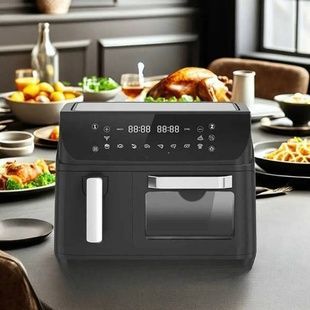 Аэрофритюрница мультипечь двухкамерная 4л+8,5л 2400Вт SOKANY SK- 10060