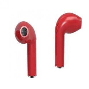 Беспроводные сенсорные bluetooth-наушники HBQ- i7 TWS без кейса Красные