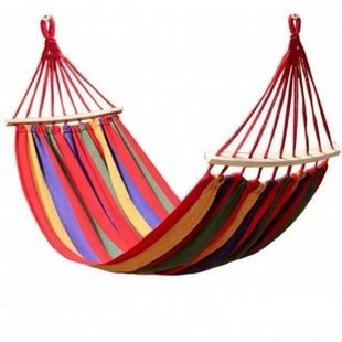 Гамак с планкой 80*200см La Siesta Разноцветные полосы