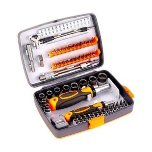 Набір викруток з тріскачкою та насадками 68в1 Torx RATCHET
