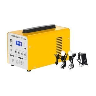 Портативна електростанція 300W 12V/20Ah + 4 лампочки Сіра